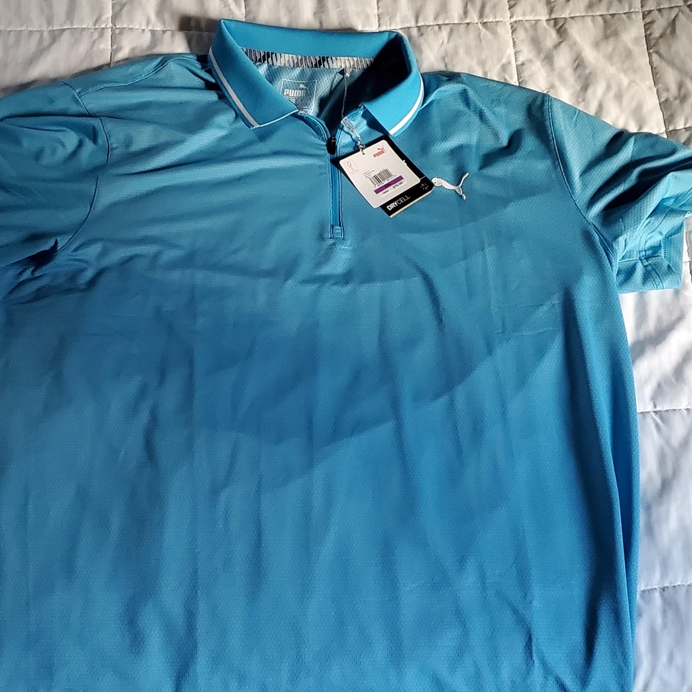 Puma dry cell golf polo